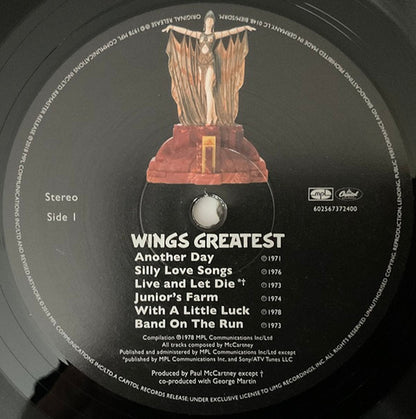 Wings - Wings Greatest Vinyl LP (Used)