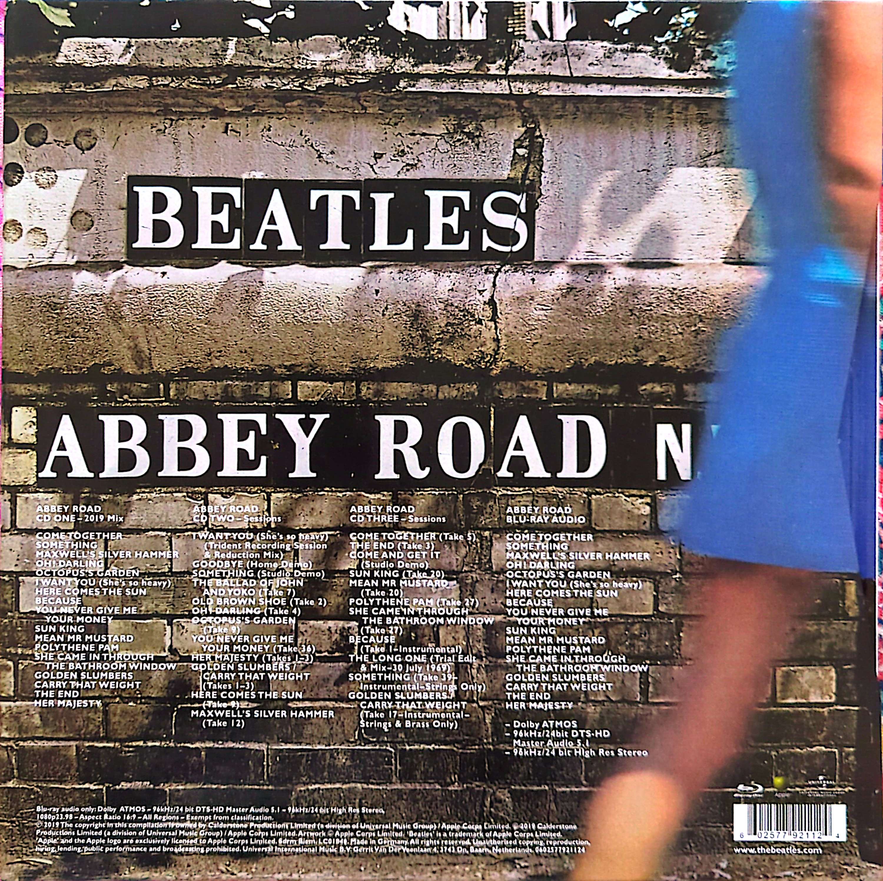 Beatles – Abbey Road Anniversary Ed 4 Disc (3CD + Blu-ray Audio)+ Book Boxset (Used)