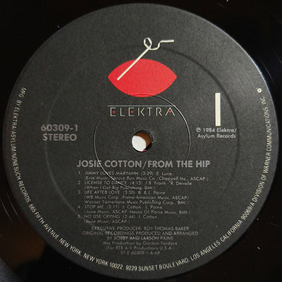Josie Cotton - From The Hip Vinyl LP (Used)