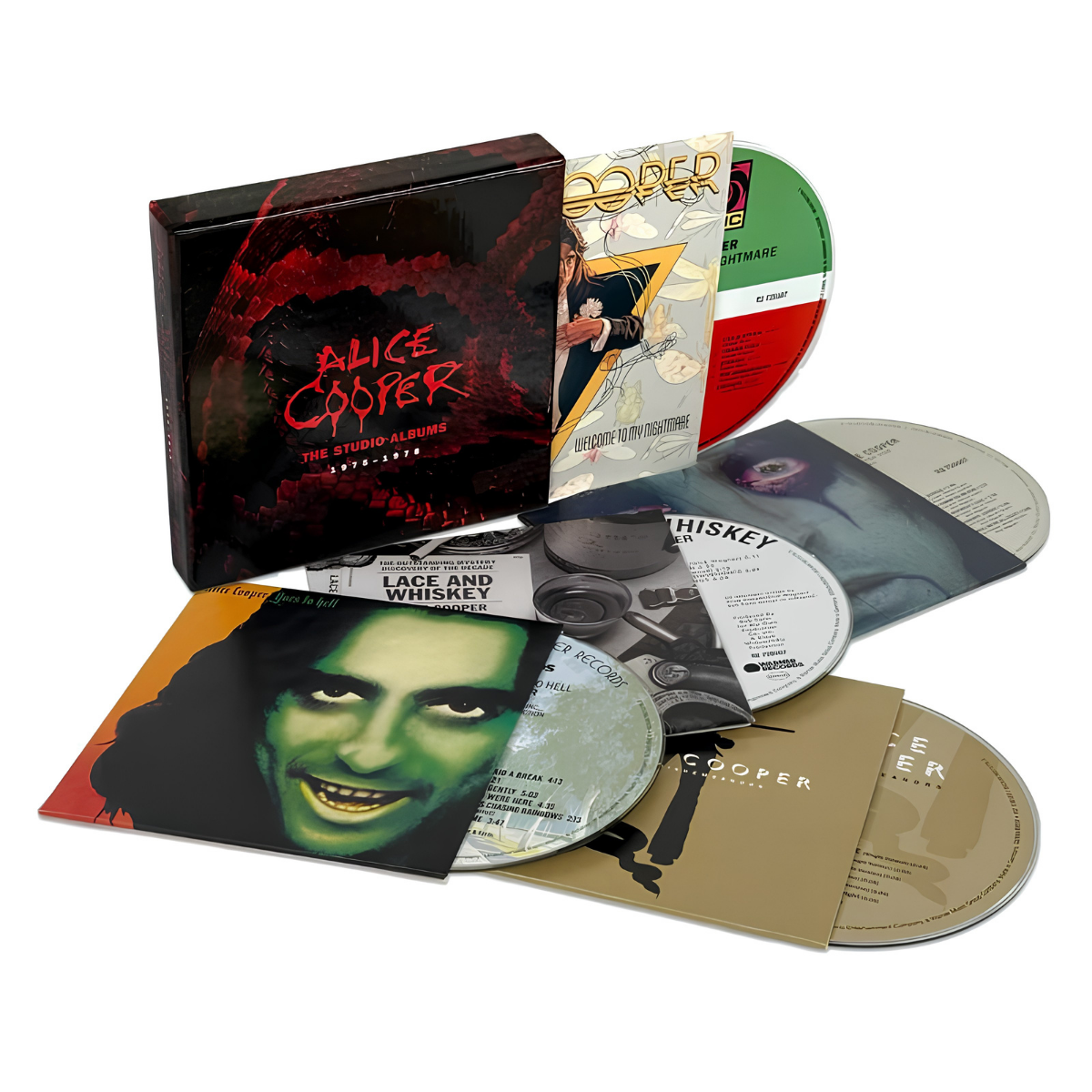 Alice Cooper - Studio Albums 1975 - 1978 Box Set 5CD (New)