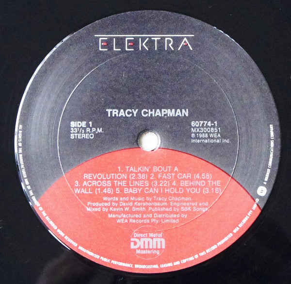 Tracy Chapman - Tracy Chapman Vinyl LP (Used)