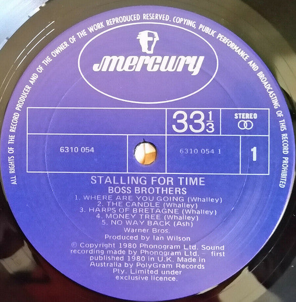Boss Brothers - Stalling For Time Vinyl LP (Used)