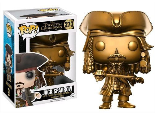 Pirates of the Caribbean 5: Dead Men Tell No Tales - Jack Sparrow Gold Collectable Pop! Vinyl #273