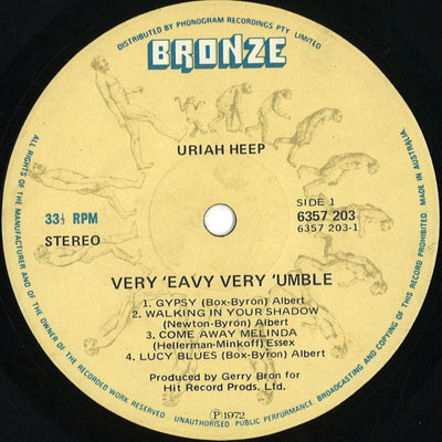 Uriah Heep - Very 'Eavy ...Very 'Umble Vinyl LP (Used)