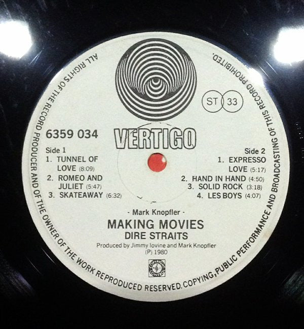 Dire Straits - Making Movies (Swirl Labels) Vinyl LP (Used)