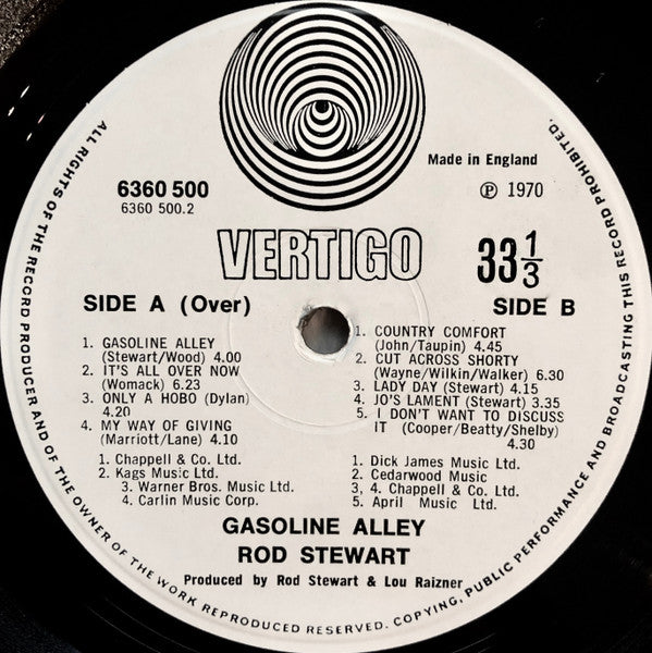 Rod Stewart - Gasoline Alley Vinyl LP (Used)