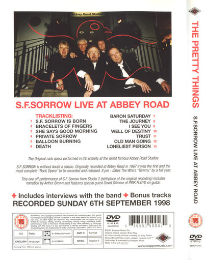 The Pretty Things – S.F.Sorrow Live At Abbey Road DVD