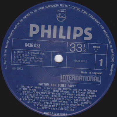 Various Artists - Rhythm & Blues Party Vinyl LP (Used)