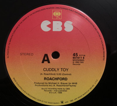 Roachford - Cuddly Toy 12" Vinyl Single (Used)