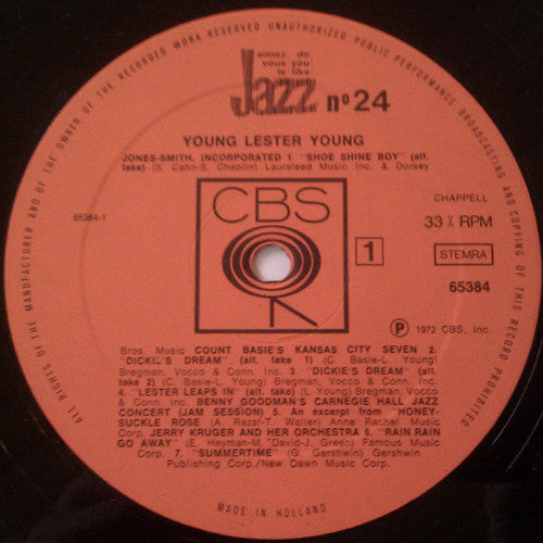 Lester Young - Young Lester Young Vinyl LP (Used)