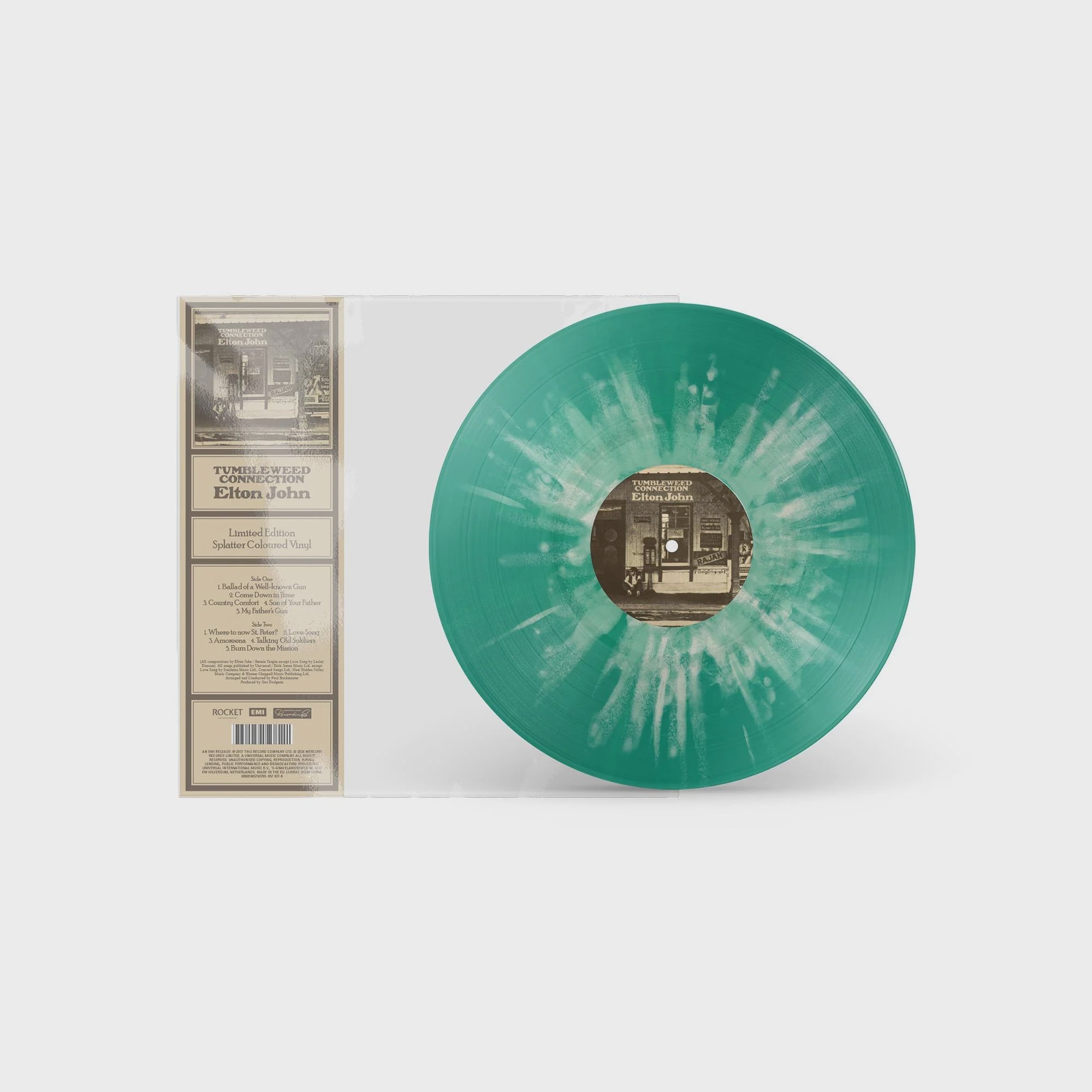 Elton John - Tumbleweed Connection Green/White Splatter Vinyl LP
