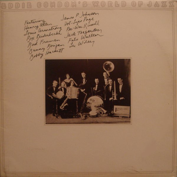 Various Artists - Eddie Condon's World Of Jazz Vinyl 2LP (Used)