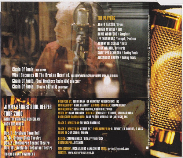 Jimmy Barnes - Chain Of Fools 4 Track CD Single