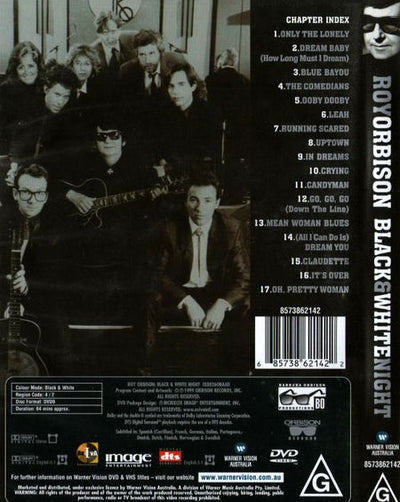 Roy Orbison - Black & White Night DVD