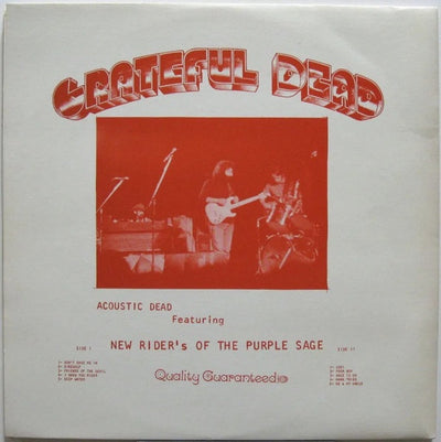Grateful Dead Featuring New Riders Of The Purple Sage - Acoustic Dead Vinyl LP (Used)