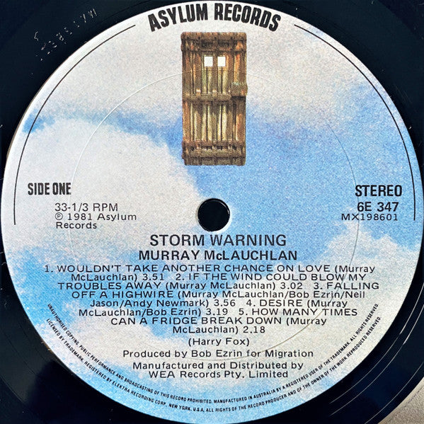 Murray McLauchlan - Storm Warning Vinyl LP (Used)