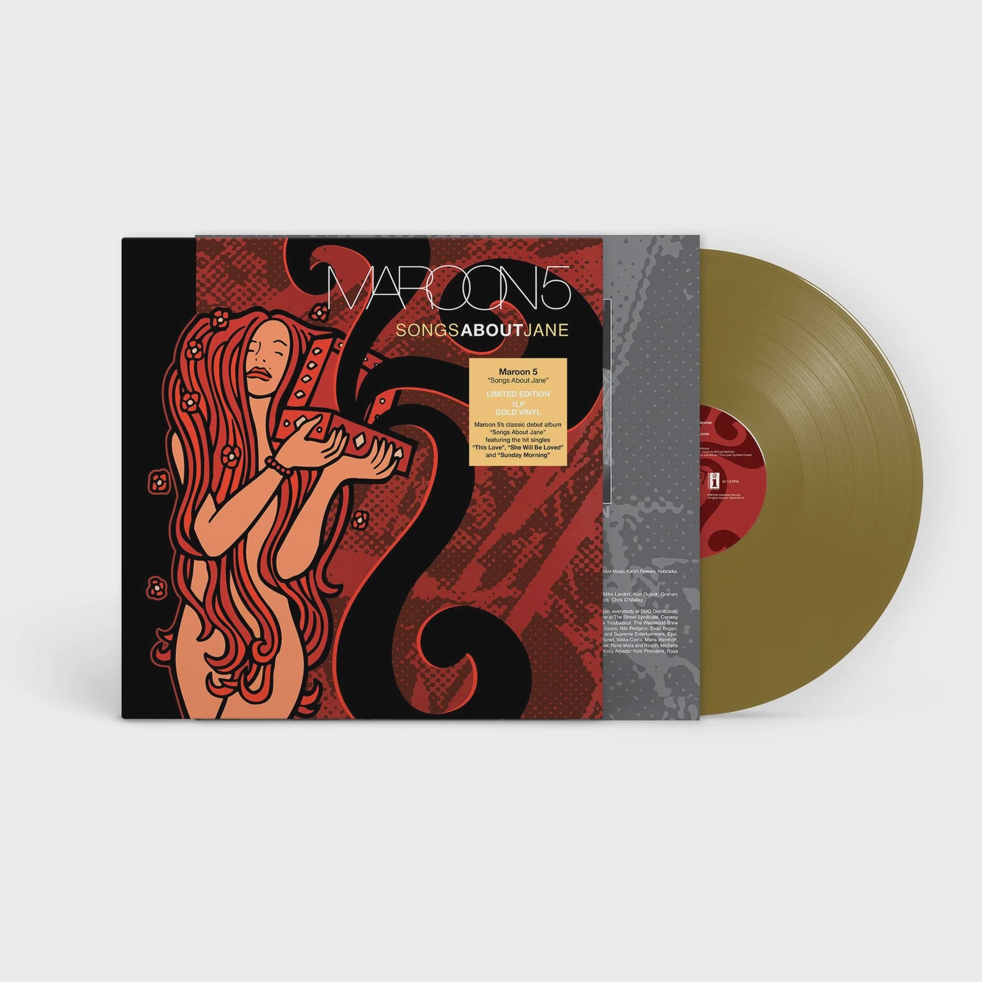 Maroon 5 - Songs About Jane Gold Coloured Vinyl LP
