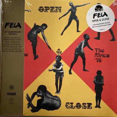 Fela Kuti - Open & Close Red/Yellow Coloured Vinyl LP