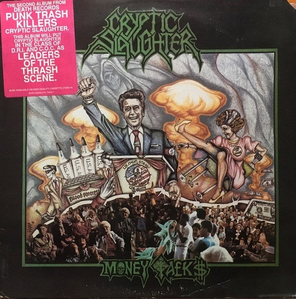 Cryptic Slaughter - Money Talks Vinyl LP (Used)