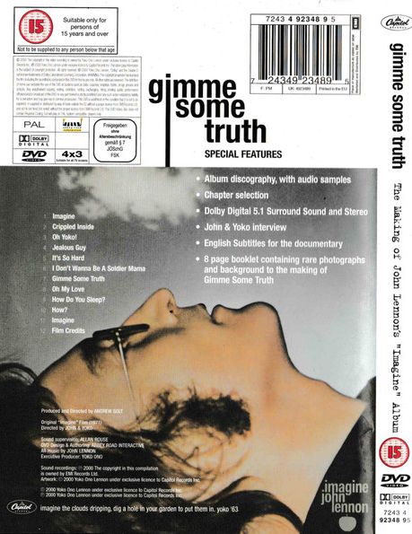 John Lennon – Gimme Some Truth: The Making Of John Lennon's Imagine Album DVD