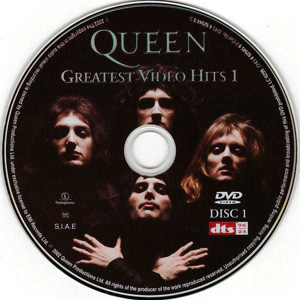 Queen ‎– Greatest Video Hits 1 2DVD