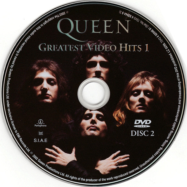Queen ‎– Greatest Video Hits 1 2DVD