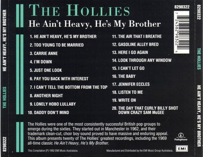 Hollies - He Ain't Heavy He's My Brother CD
