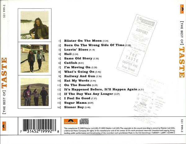 Taste – The Best Of Taste CD