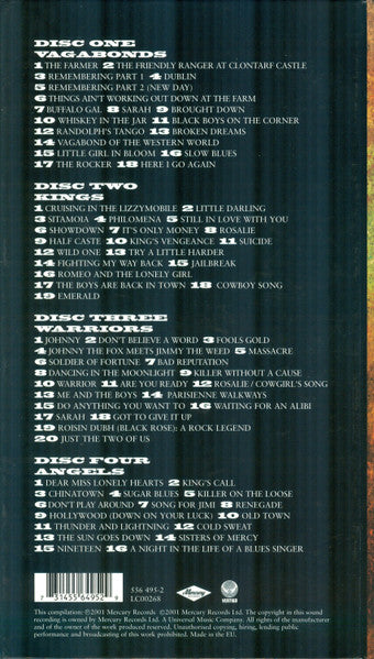 Thin Lizzy - Vagabonds Kings Warriors Angels Box Set 4CD