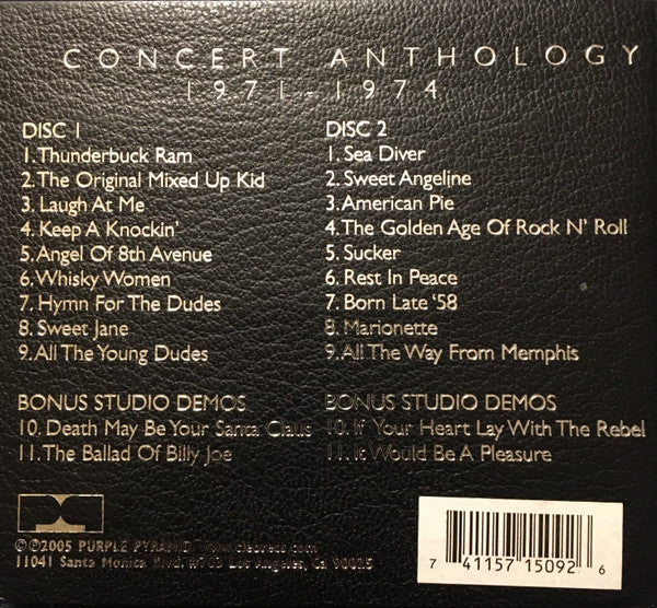 Mott The Hoople - Concert Anthology 2CD