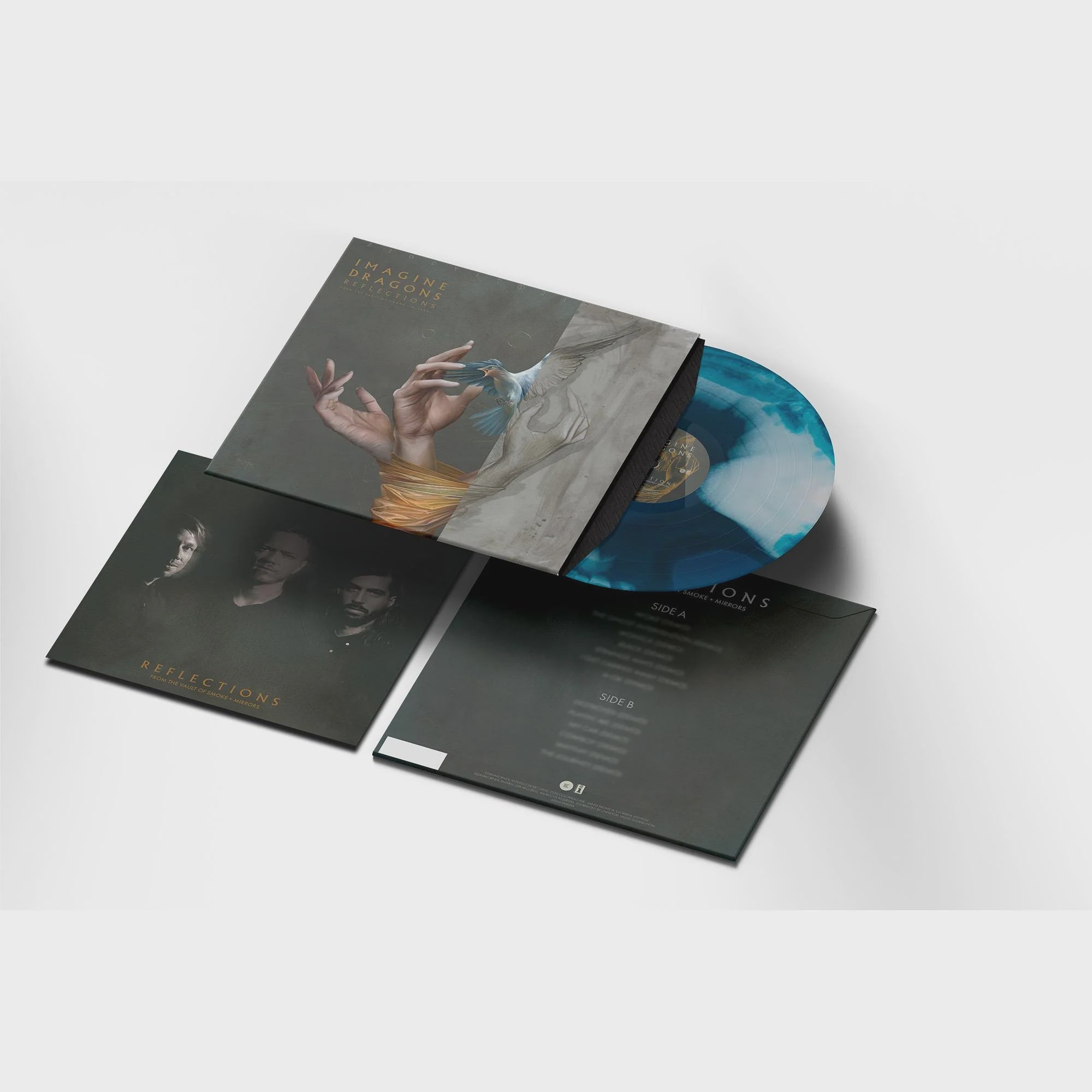 Imagine Dragons - Reflections: From the Vault of Smoke + Mirrors Ocean Blue Coloured Vinyl LP