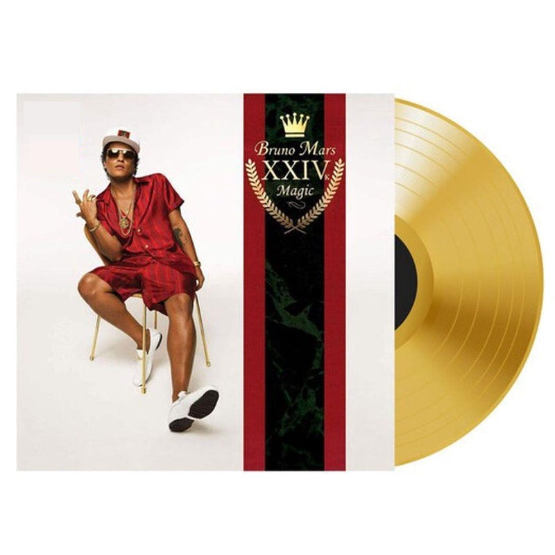 Bruno Mars - 24K Magic Gold Coloured Vinyl LP