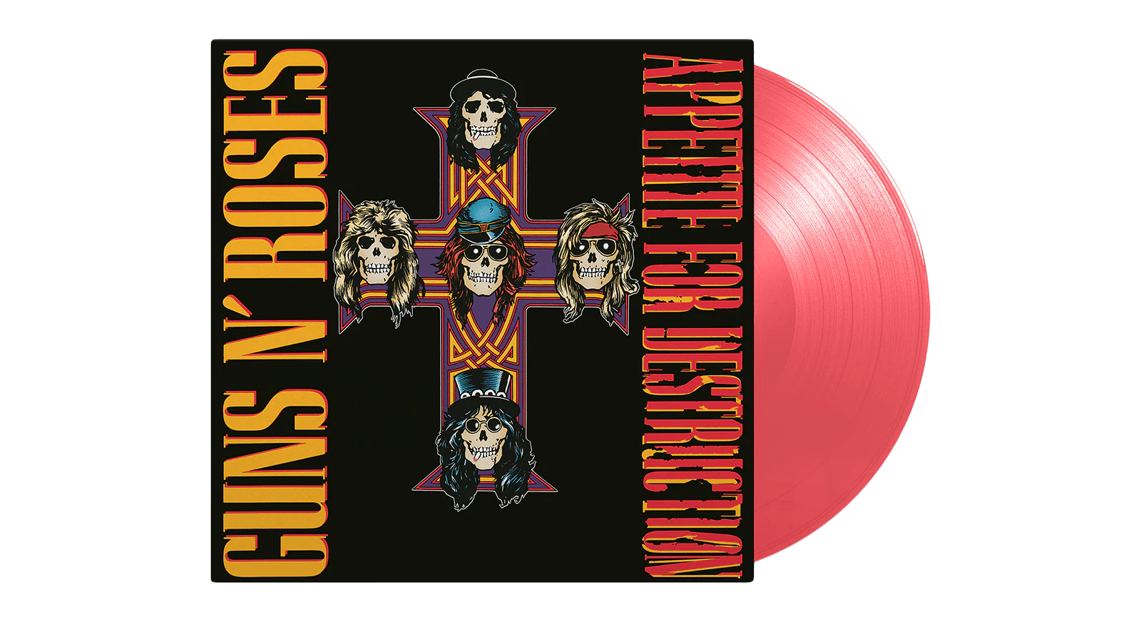Guns N' Roses - Appetite For Destruction Red Translucent Coloured Vinyl LP