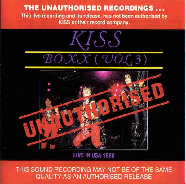 Kiss – Boxx (Vol. 3) CD