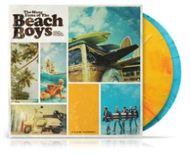 Beach Boys - Many Faces Of The Beach Boys Yellow and Blue Transparent Marble Coloured Vinyl 2LP