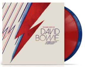David Bowie - Many Faces Of David Bowie Transparent Red & Blue Coloured Vinyl 2LP