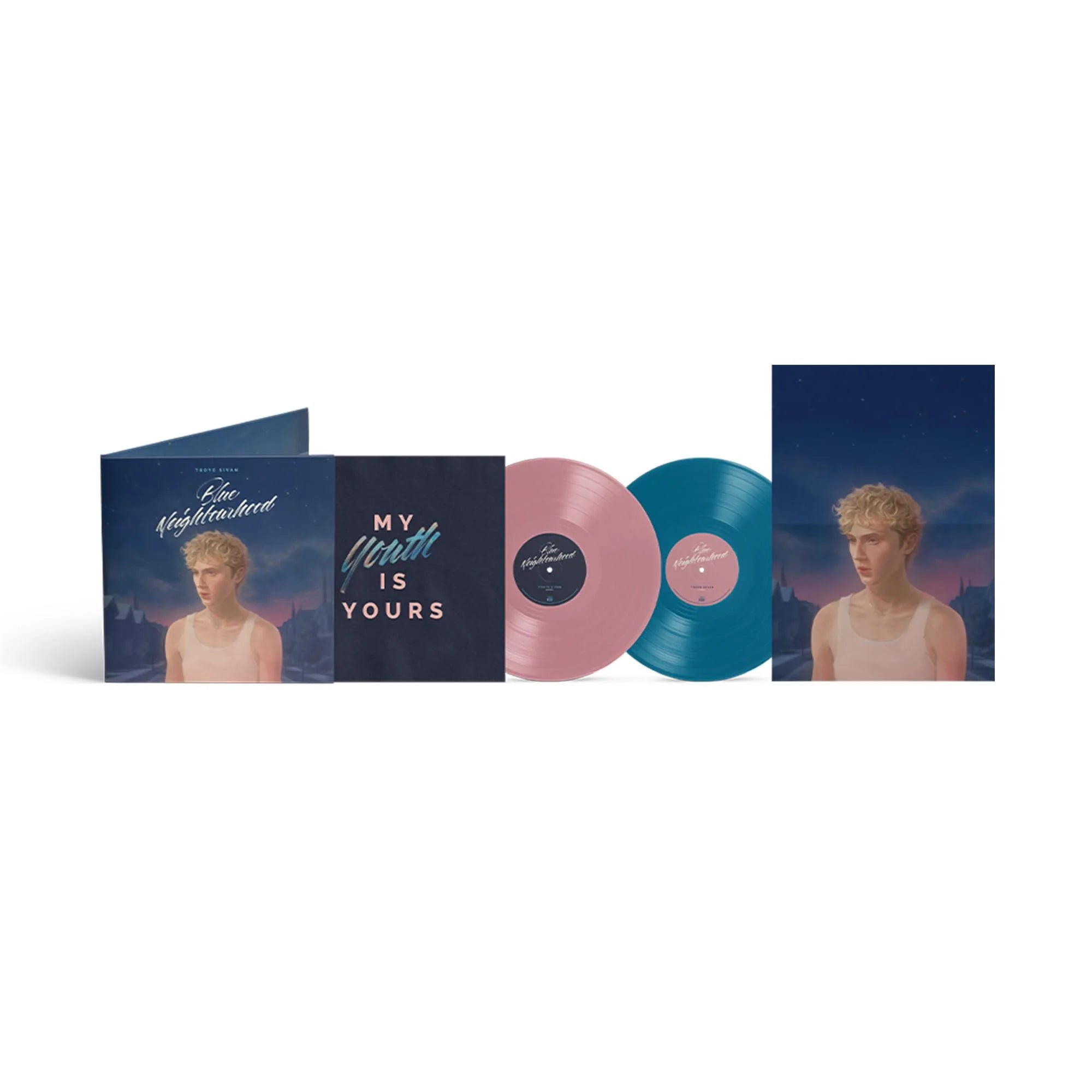 Troye Sivan - Blue Neighbourhood (Ten Years On) Limited Edition Blush And Blue Coloured Vinyl 2LP