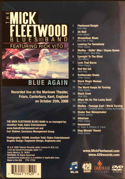 Mick Fleetwood Blues Band & Rick Vito – Blue Again (Live 2008) DVD