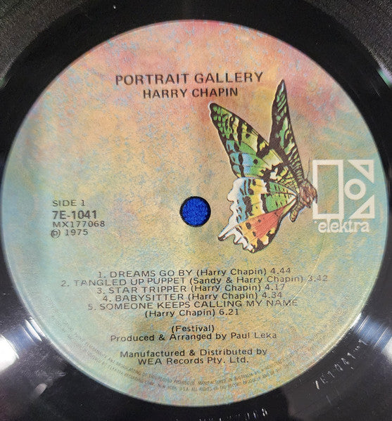 Harry Chapin - Portrait Gallery Vinyl LP (Used)