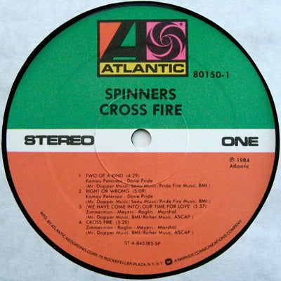 Spinners - Cross Fire Vinyl LP (Used)