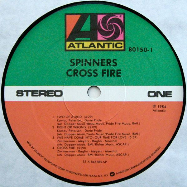 Spinners - Cross Fire Vinyl LP (Used)