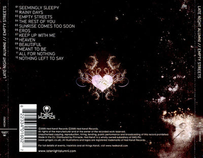 Late Night Alumni - Empty Streets CD