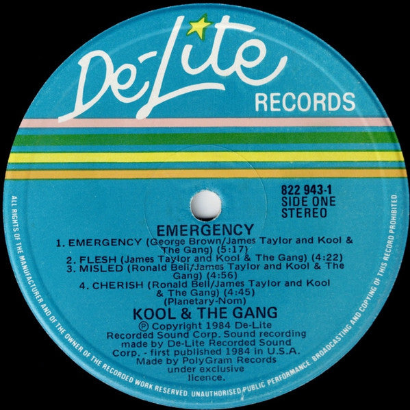 Kool & The Gang - Emergency Vinyl LP (Used)