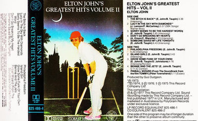 Elton John - Elton John's Greatest Hits Volume II Cassette Tape