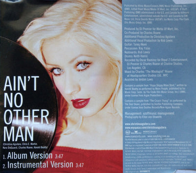 Christina Aguilera - Ain't No Other Man 2 Track CD Single