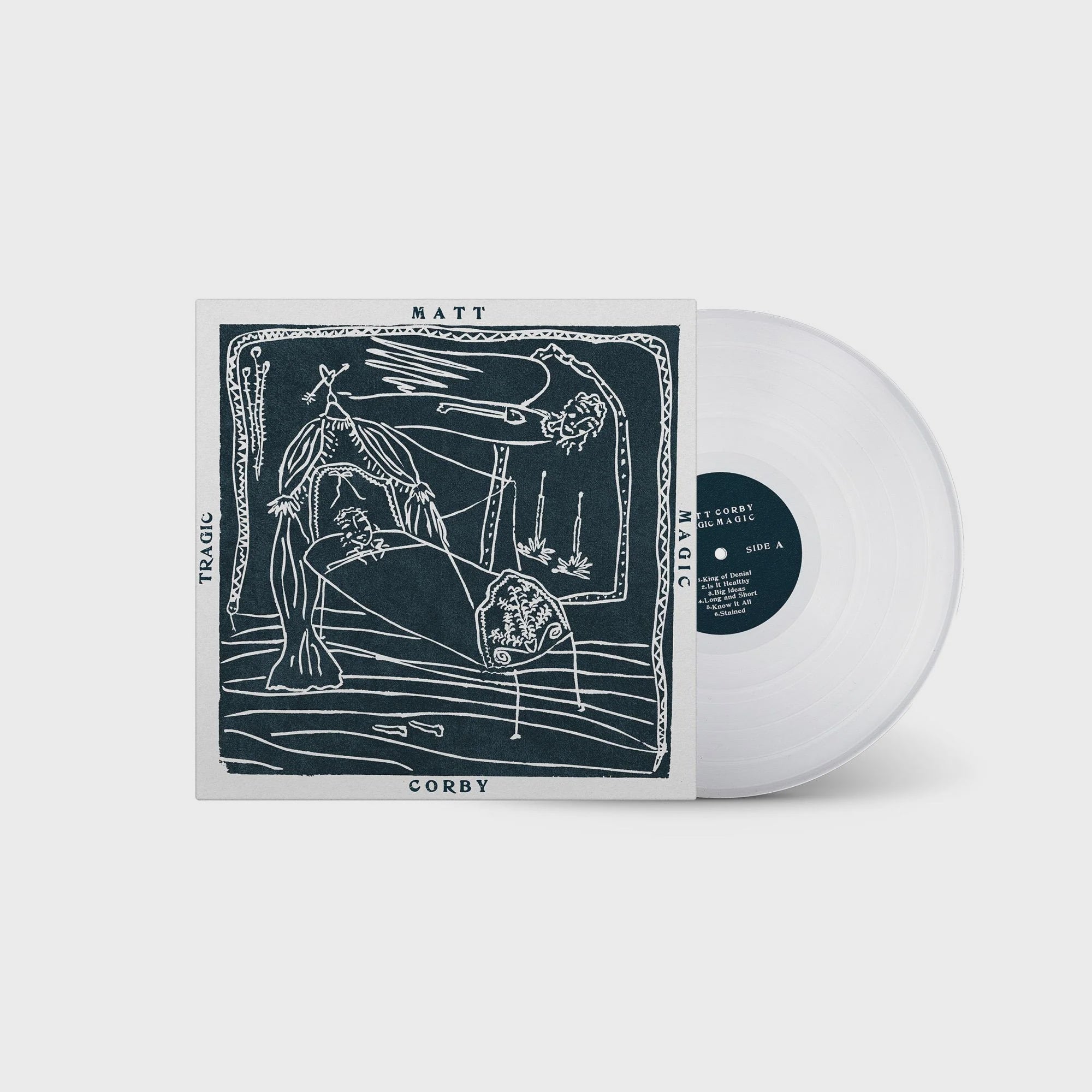 Matt Corby - Tragic Magic White Coloured Vinyl LP