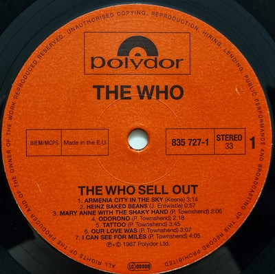 Who - The Who Sell Out Reissue Vinyl LP (Used)