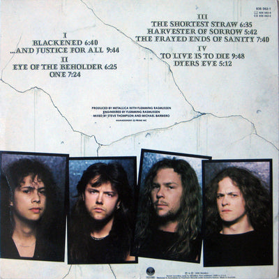 Metallica - ...And Justice For All Vinyl 2LP (Used)