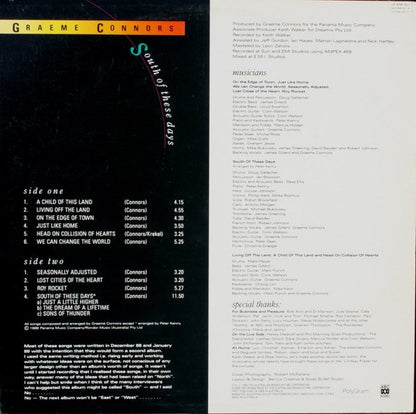 Graeme Connors - South Of These Days Vinyl LP (Used)
