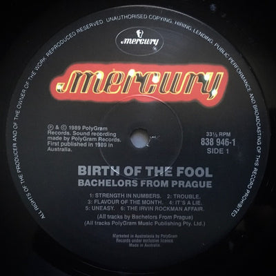 Bachelors From Prague - Birth Of The Fool Vinyl LP (Used)